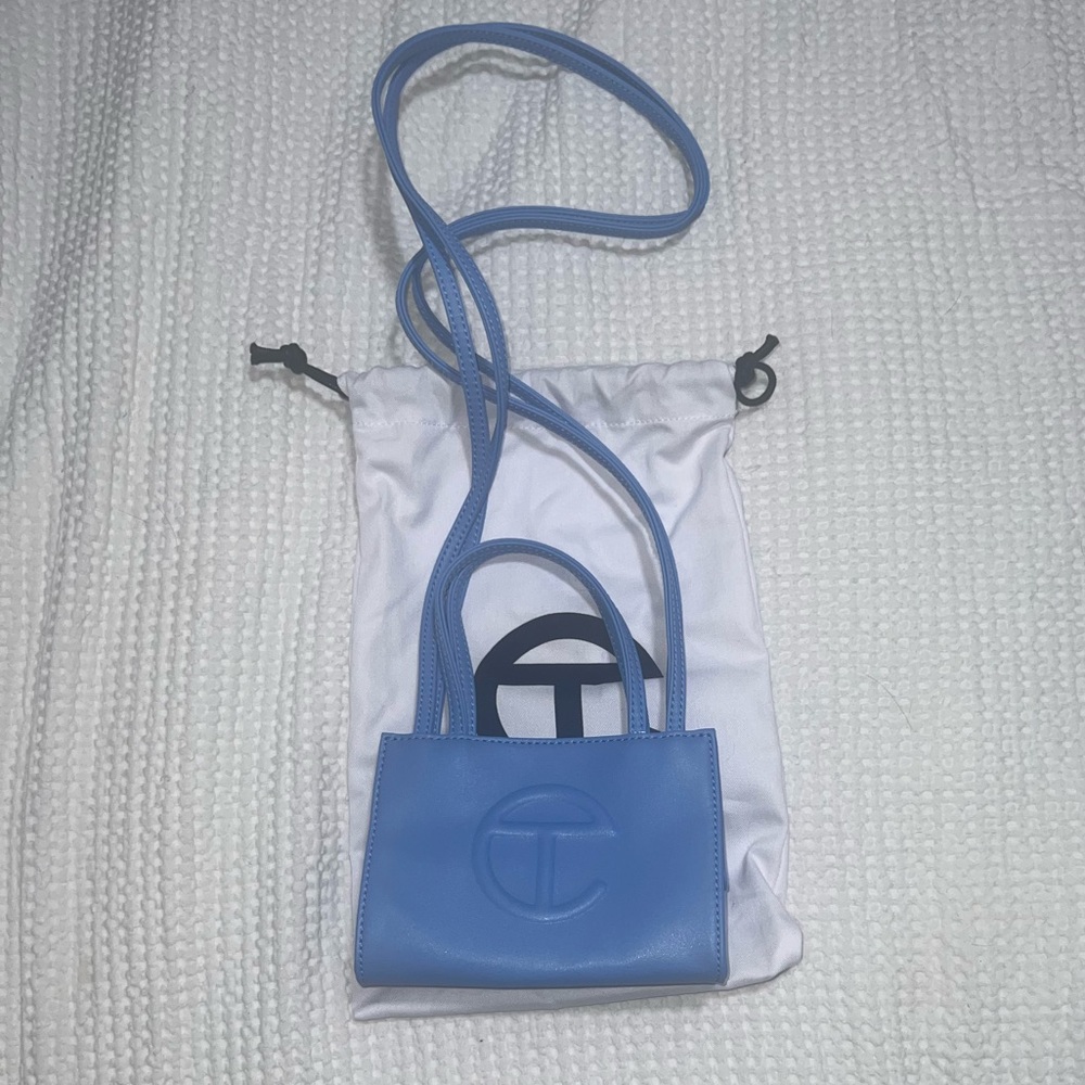 Small Cerulean Telfar Shopping Bag - Size Small